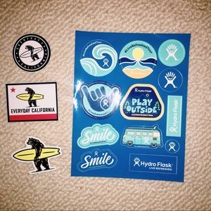 Sticker bundle!! HydroFlask & Everyday California
